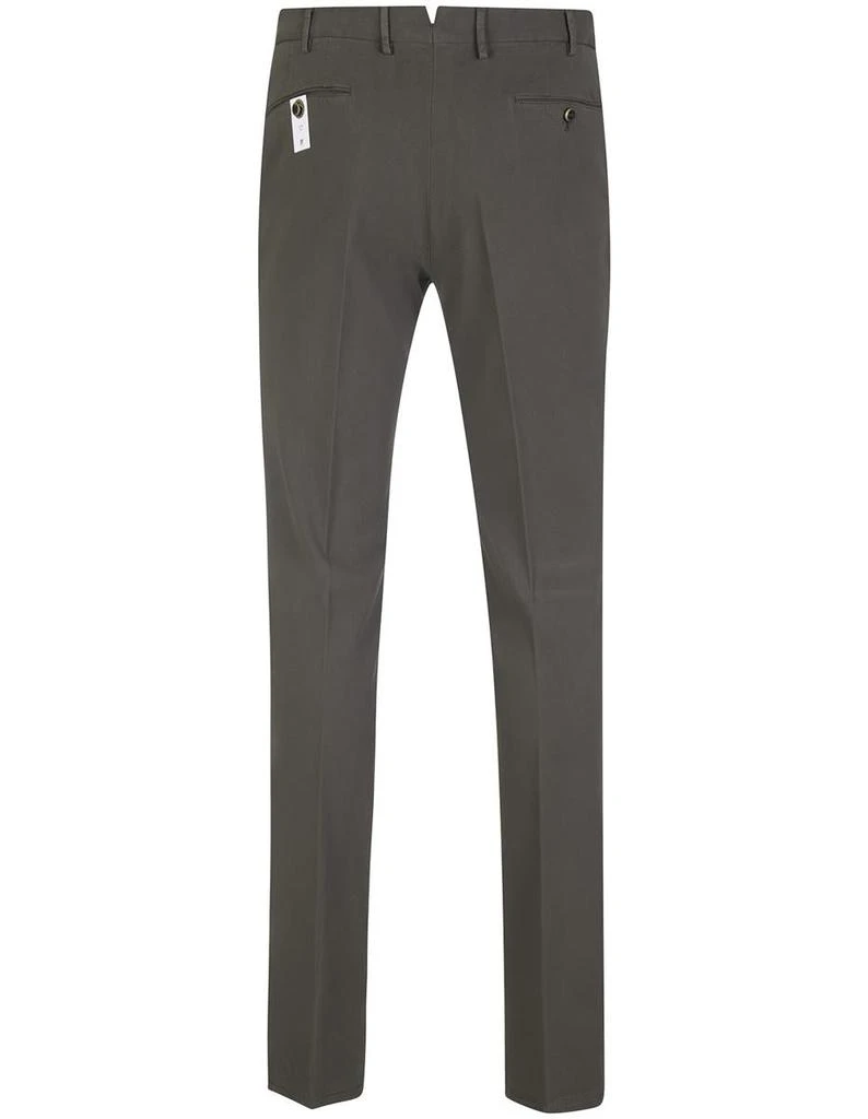 商品PT TORINO|PT TORINO Slim Fit Trousers In Military Stretch Cotton,价格¥1165,第2张图片详细描述