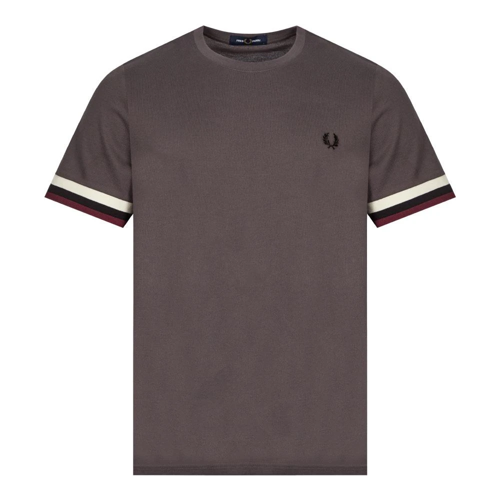 商品Fred Perry|Fred Perry Pique T-Shirt - Gunmetal,价格¥284,第1张图片