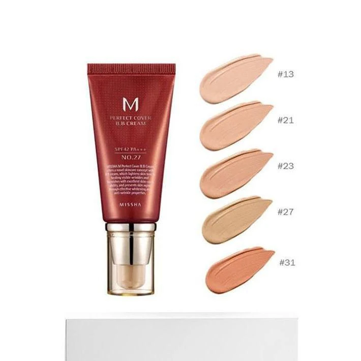 商品MISSHA|【韩国直购】MISSHA 谜尚大红管迷尚隔离BB霜粉底液50�毫升 SPF42/PA+++控油保湿遮瑕,价格¥178,第9张图片详细描述