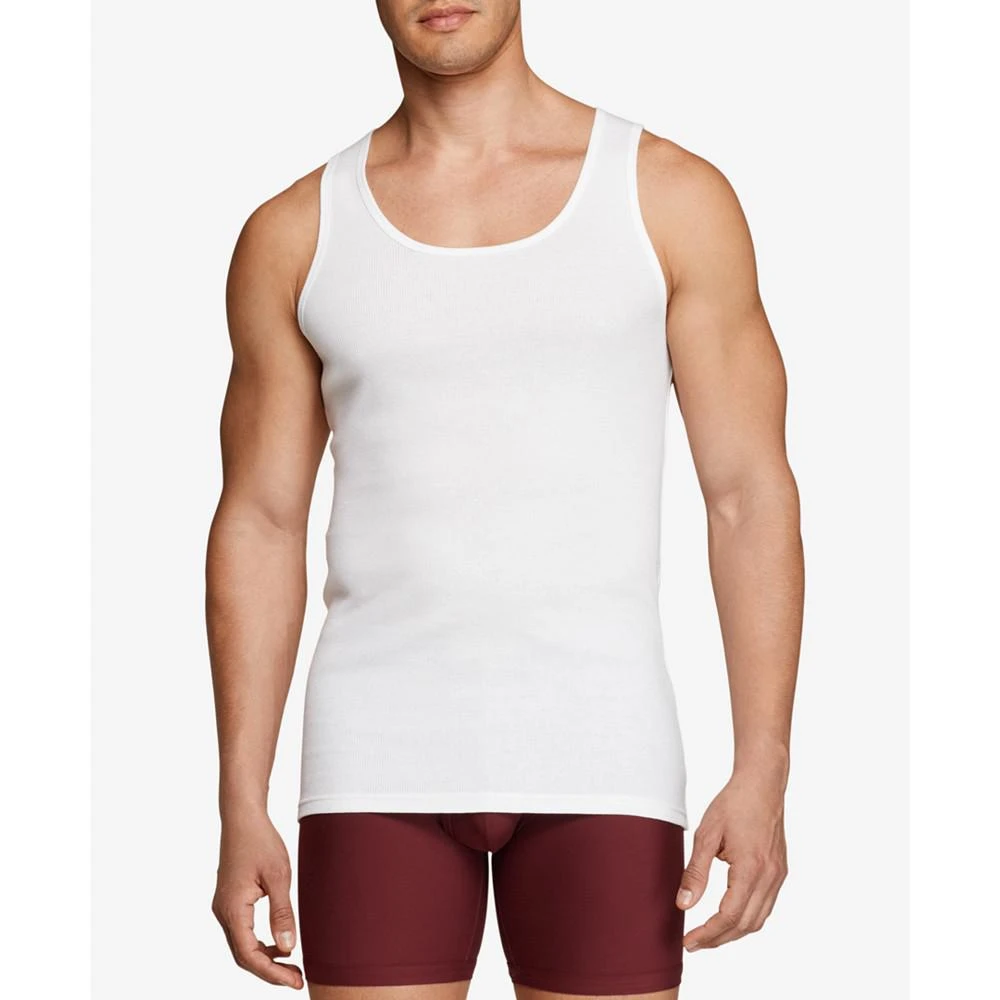 商品Tommy Hilfiger|Men's 5-Pk. Classic Soft Cotton Tanks,价格¥260,第4张图片详细描述