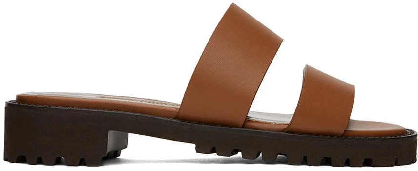商品Manolo Blahnik|Brown Gadmu Sandals,价格¥3132,第1张图片