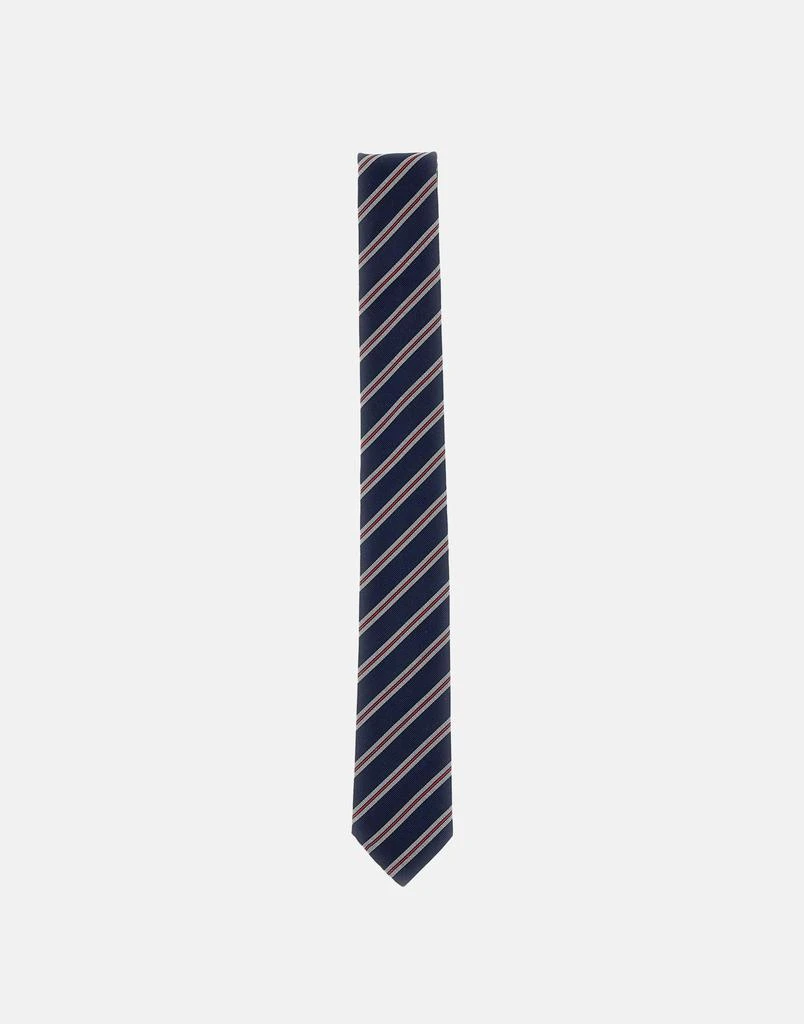 商品Thom Browne|Thom Browne silk and cotton tie,价格¥1533,第1张图片