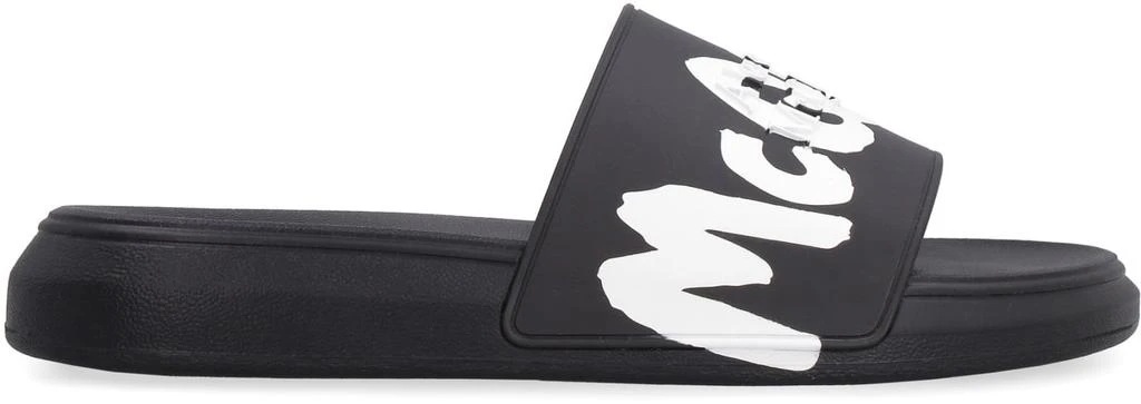 商品Alexander McQueen|Alexander McQueen Rubber Slides,价格¥2464,第2张图片详细描述