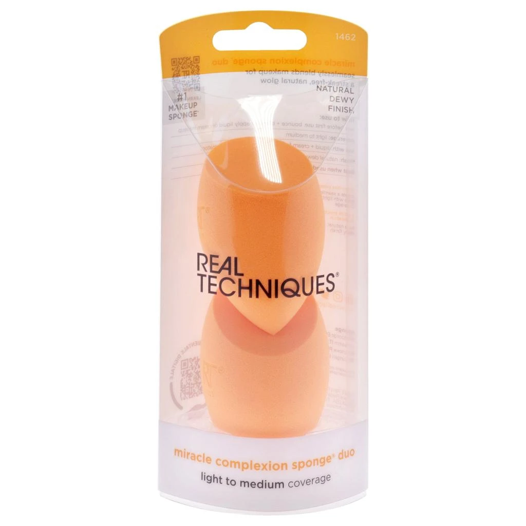 商品Real Techniques|Miracle Complexion Sponge Duo - 1462 by  for Women - 2 Pc Sponge,价格¥105,第3张图片详细描述