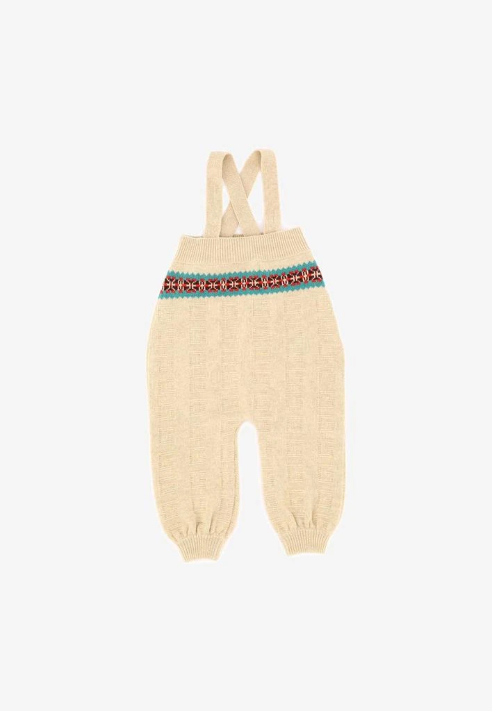 商品Gucci|Baby Boys Wool Knitted Dungarees,价格¥5359,第1张图片