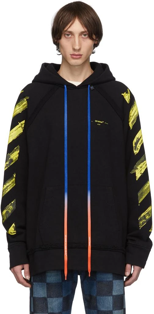 商品Off-White|SSENSE Exclusive Black Arrows Incomplete Hoodie 连帽外套,价格¥1812,第1张图片