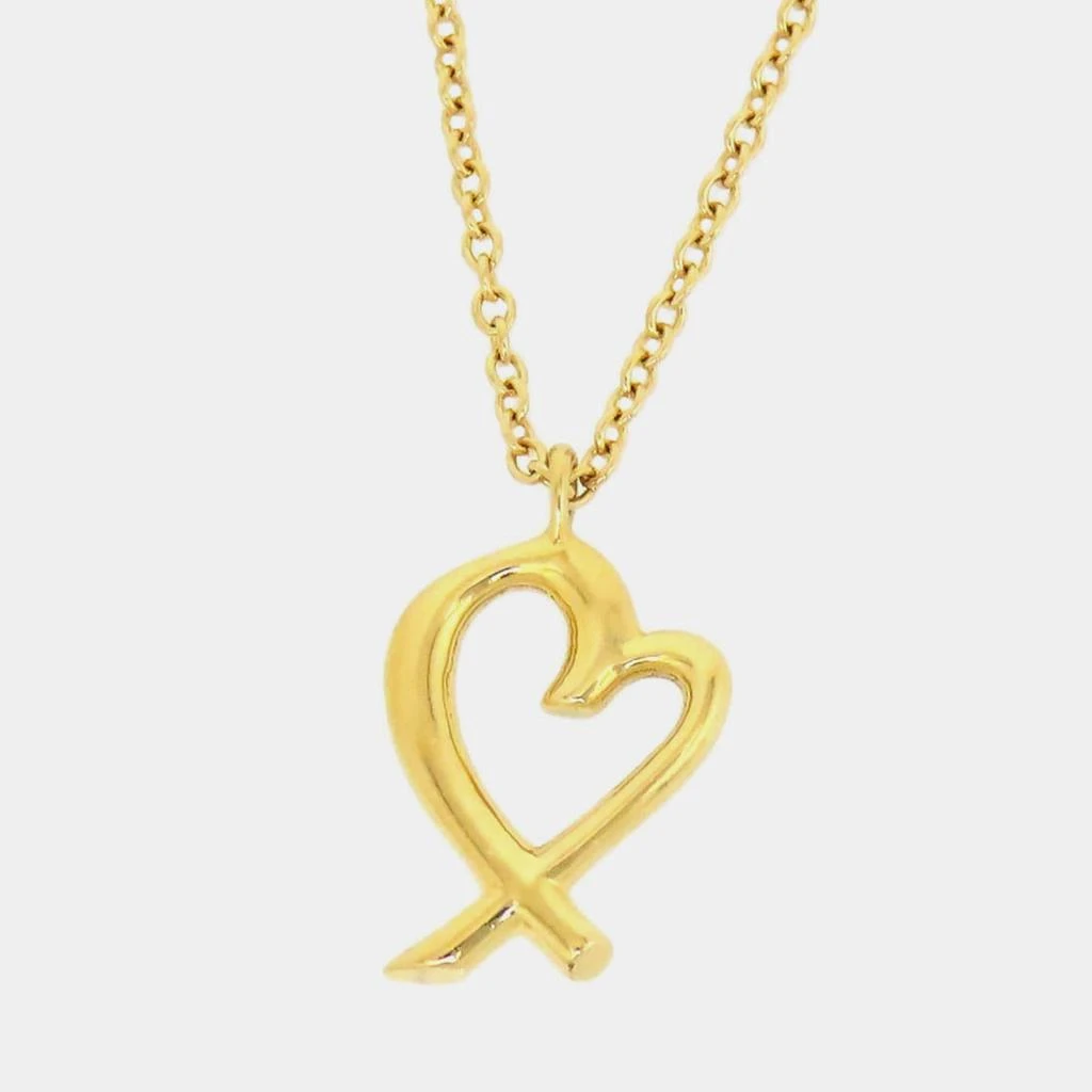 商品[二手商品] Tiffany & Co.|Tiffany & Co Gold Metal 18K Paloma Picasso Loving Heart Necklace,价格¥5995,第1张图片