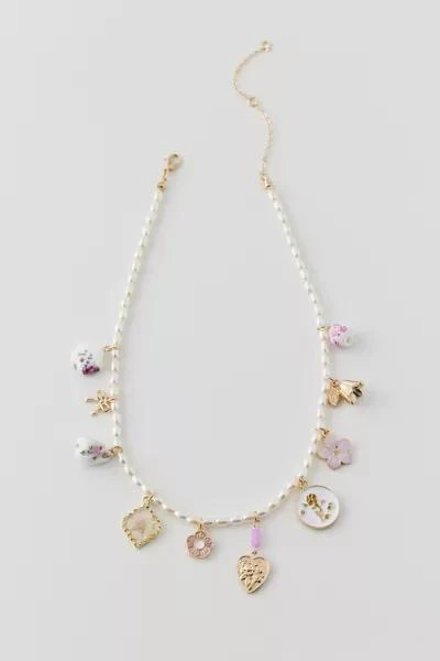 Lottie Pearl Treasure Charm Necklace 商品