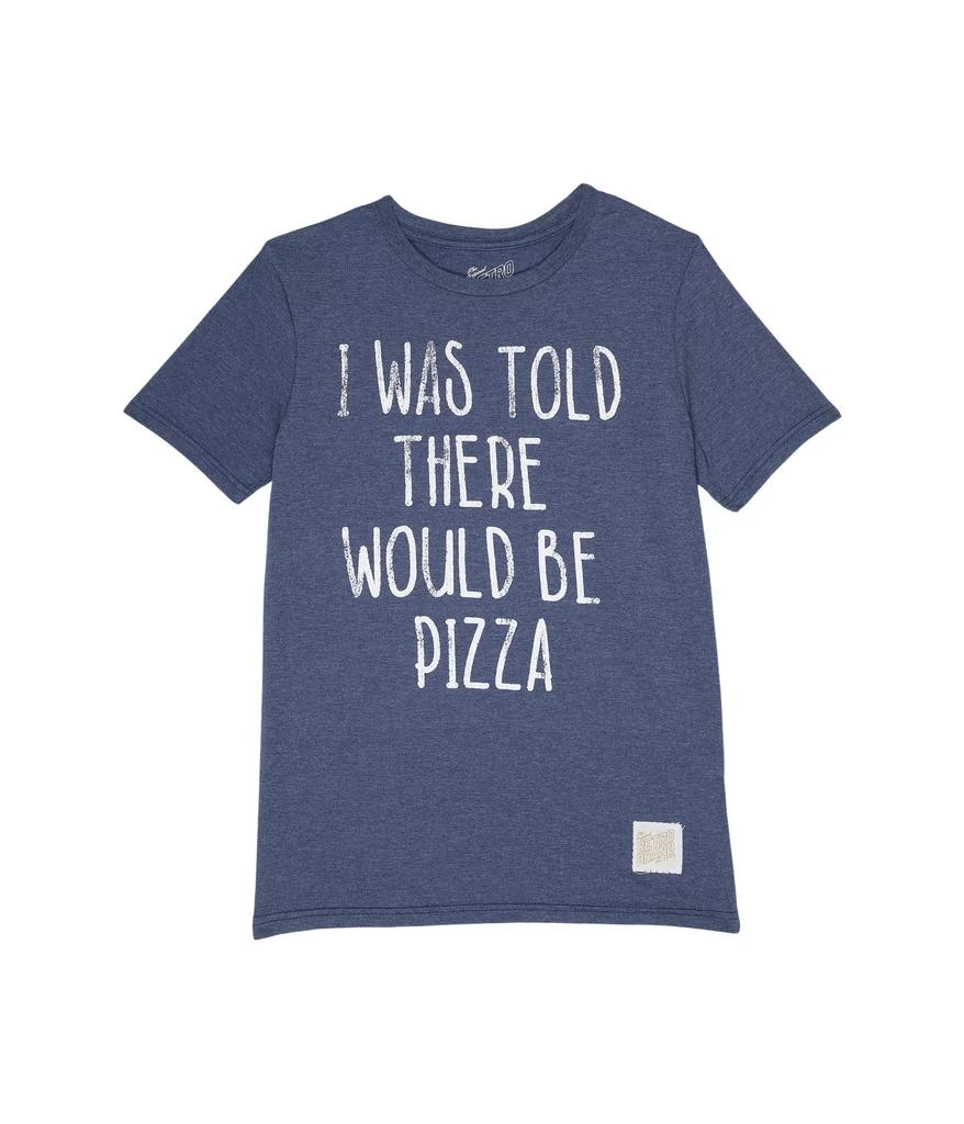 商品The Original Retro Brand|I Was Told There Would Be Pizza Heathered Crew Neck Tee (Big Kids),价格¥188,第1张图片