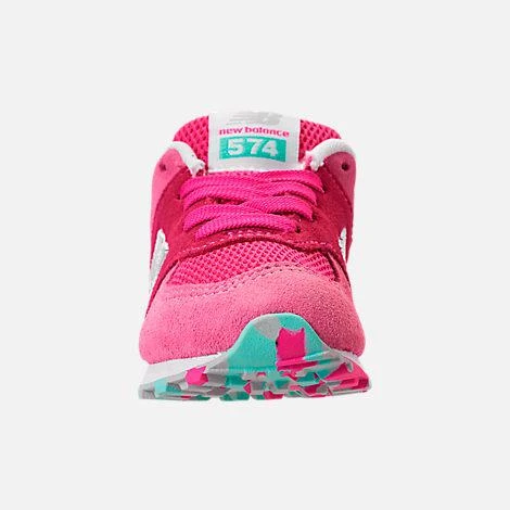 商品New Balance|Girls' Toddler New Balance 574 Core Casual Shoes,价格¥260,第3张图片详细描述