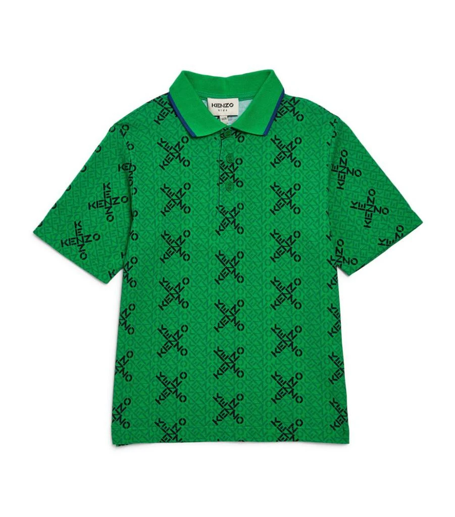 商品Kenzo|All-Over Little X Polo Shirt (2-12 Years),价格¥577,第1张图片