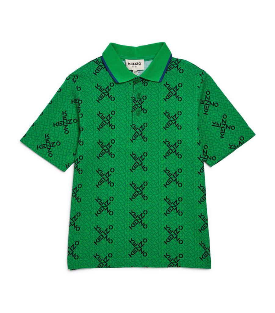 商品Kenzo|All-Over Little X Polo Shirt (2-12 Years),价格¥689-¥775,第1张图片