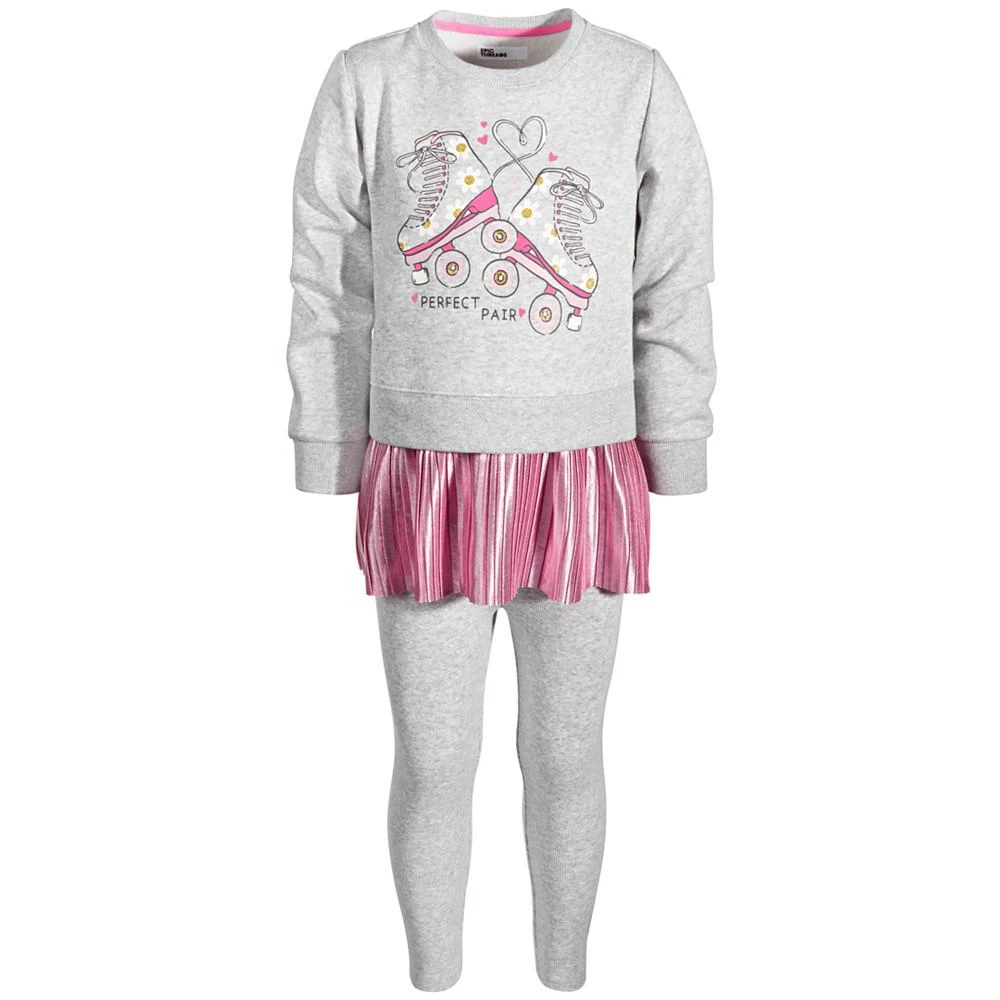 商品Epic Threads|Little Girls Perfect Pair Peplum Top and Leggings, 2 Piece Set, Created for Macy's,价格¥338,第1张图片