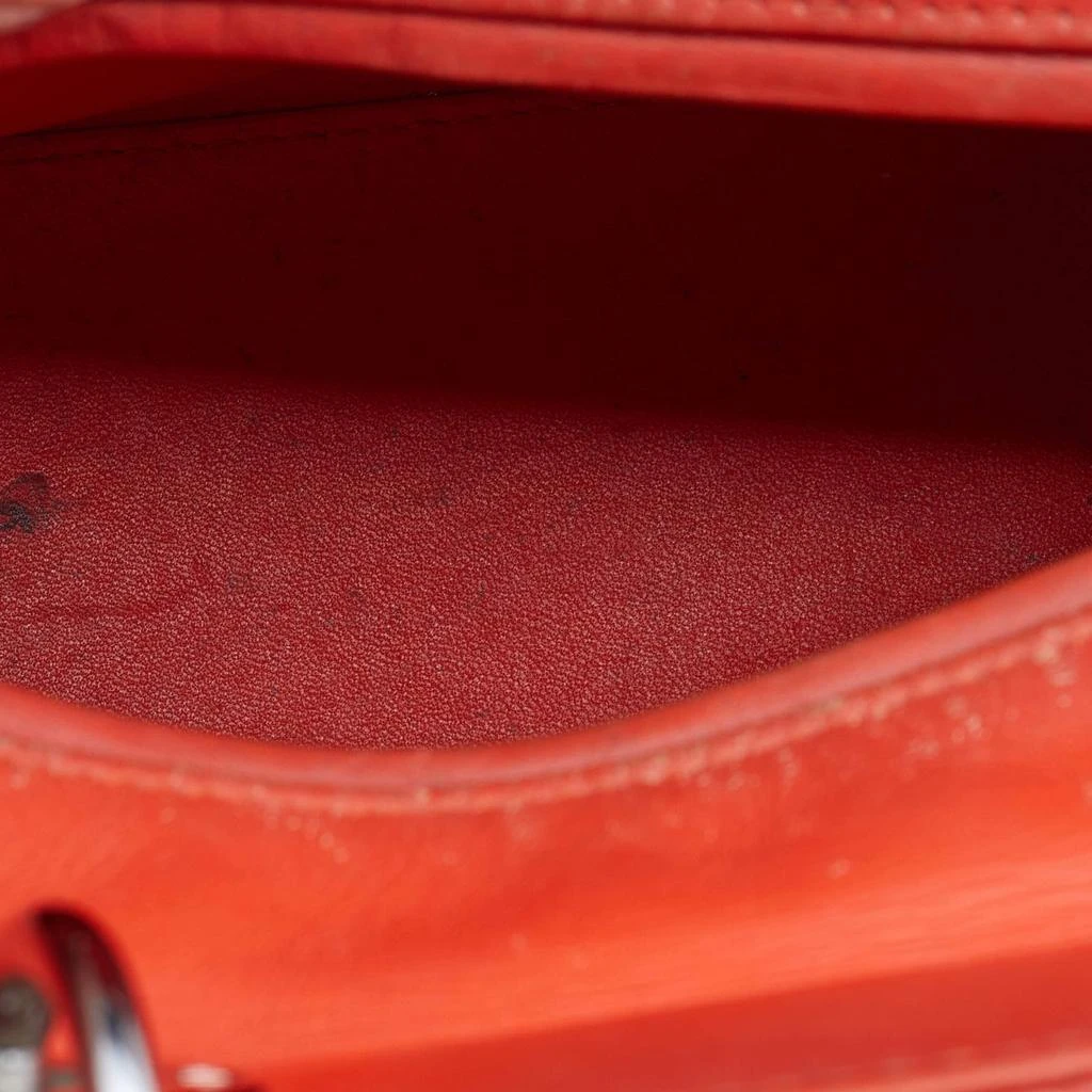 Dior Orange Cannage Embossed Leather Medium Lady Dior Tote 商品