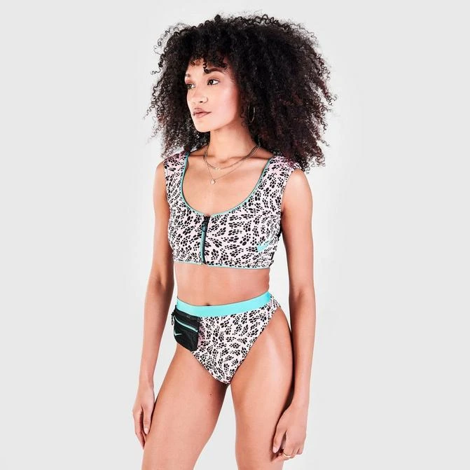 商品NIKE|Women's Nike Party Dots Crop Bikini Top,价格¥75,第1张图片