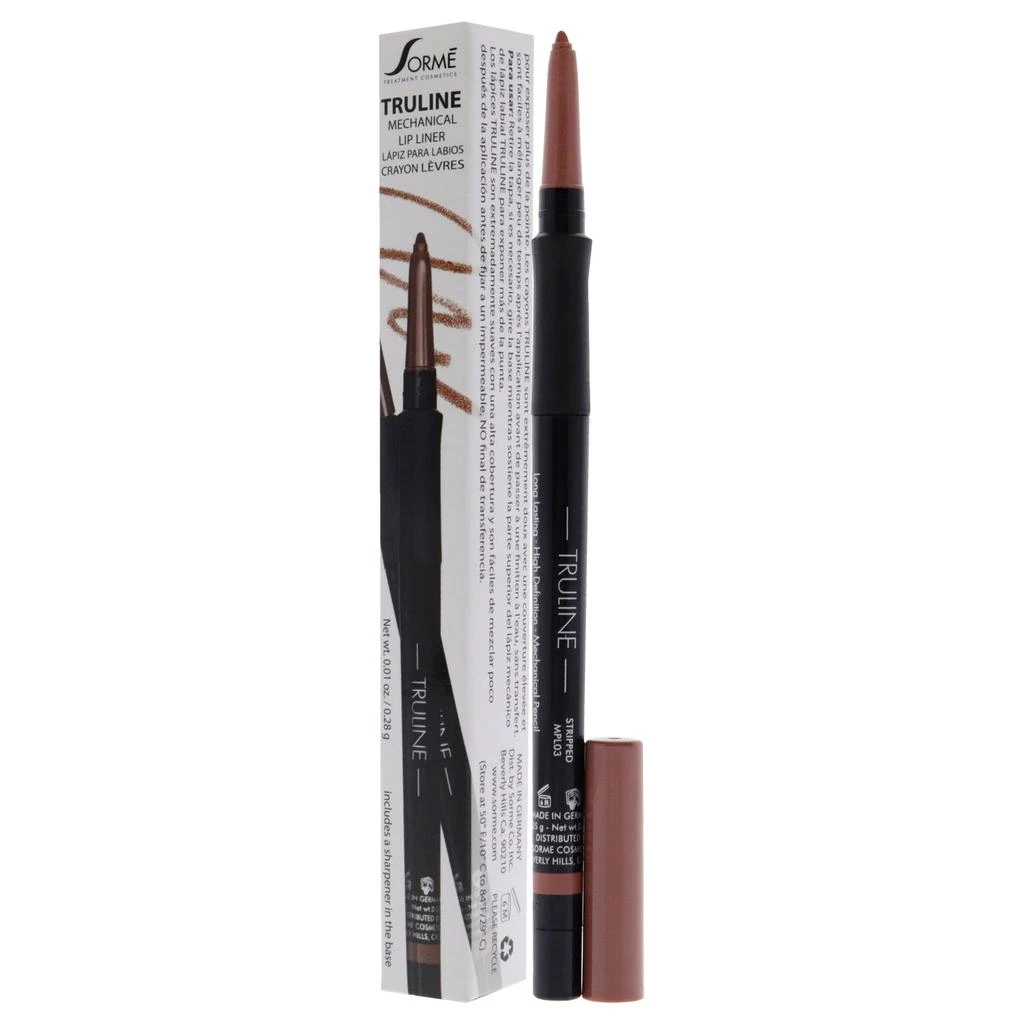 商品Sorme Cosmetics|Truline Mechanical Lipliner - MPL03 Stripped by  for Women - 0.01 oz Lipliner,价格¥81,第3张图片详细描述