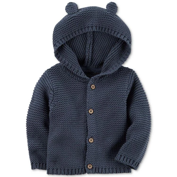 商品Carter's|耳朵造型棉质开衫 男婴和女婴 (0-24个月),价格¥74,第1张图片