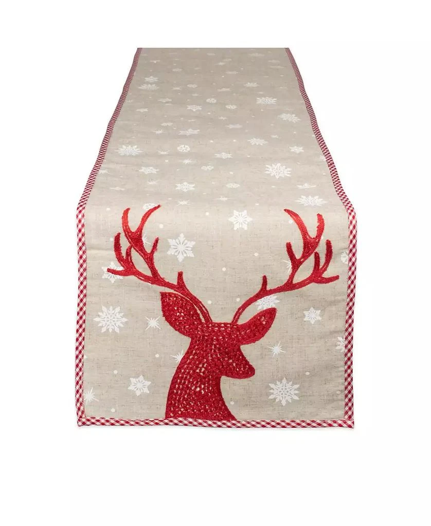 商品Design Imports|Reindeer Embroidered Table Runner,价格¥510,第1张图片