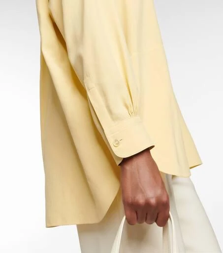 商品Loro Piana|Sveva真丝府绸衬衫,价格¥16363,第5张图片详细描述