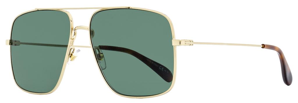 Givenchy Men's Navigator Sunglasses GV7119/S J5GQT Gold/Havana 61mm商品第1张图片规格展示
