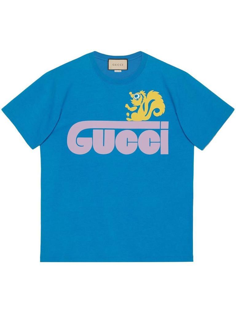商品Gucci|GUCCI - Logo Cotton T-shirt,价格¥4102,第1张图片