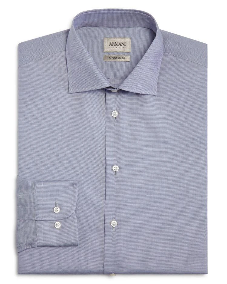 商品Armani|Fine Stripe Classic Fit Dress Shirt,价格¥1234,第1张图片