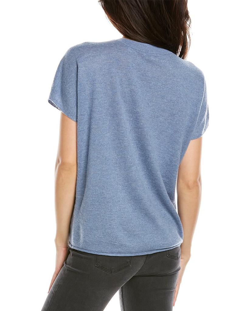 Vince Cashmere & Linen-Blend T-Shirt商品第2张图片规格展示