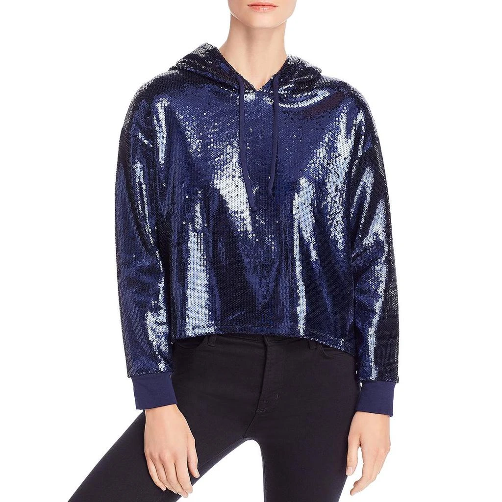 商品Chaser|Chaser Womens Sequined Hooded Sweatshirt,价格¥69,第1张图片