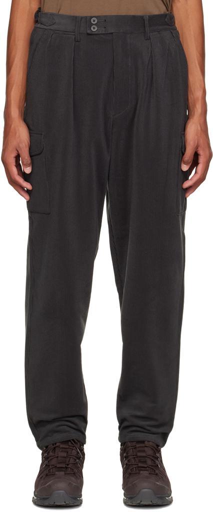 商品DESCENTE|Gray Pleated Cargo Pants,价格¥2394,第1张图片