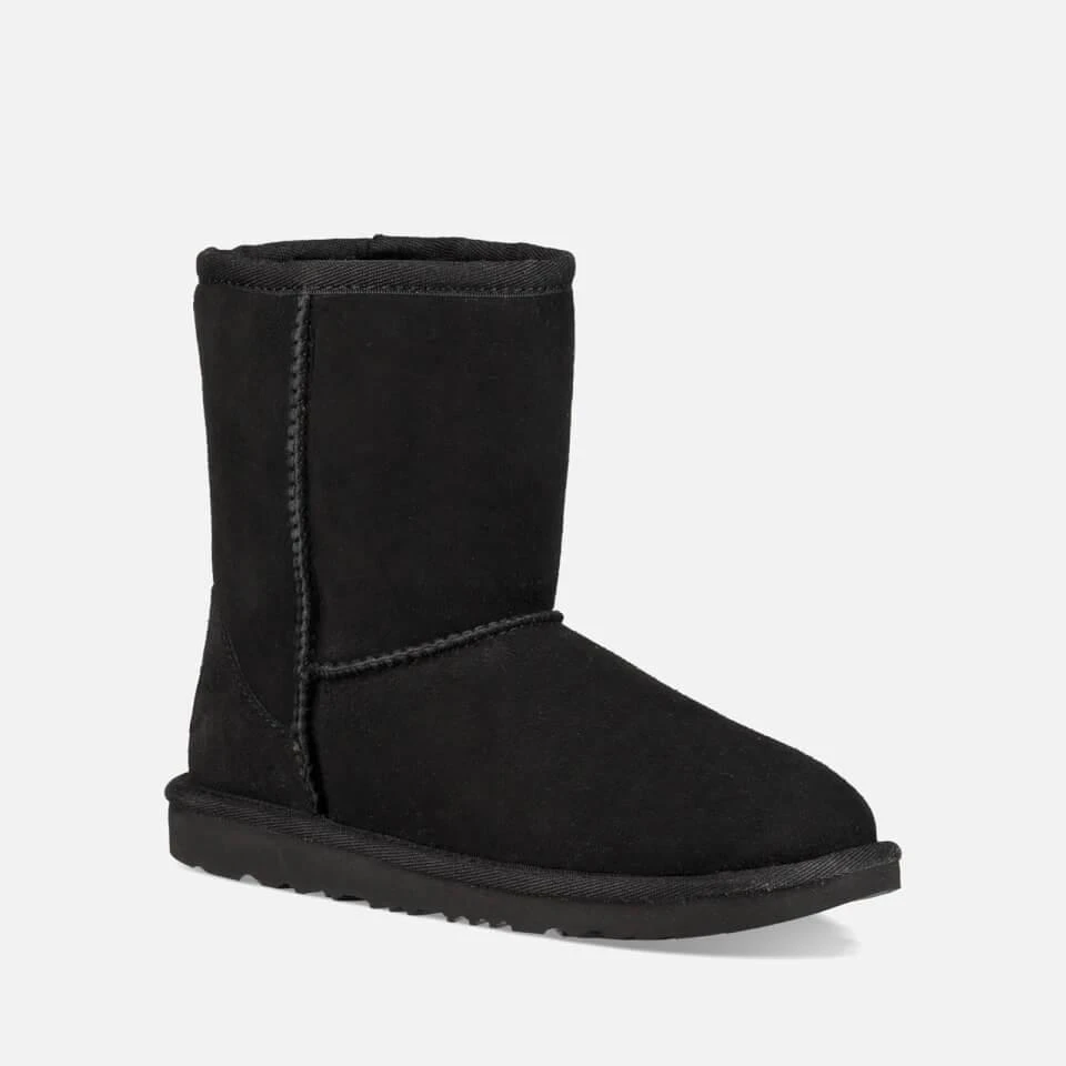 商品UGG|UGG KIDS' CLASSIC II WATERPROOF BOOTS - BLACK,价格¥715,第4张图片详细描述