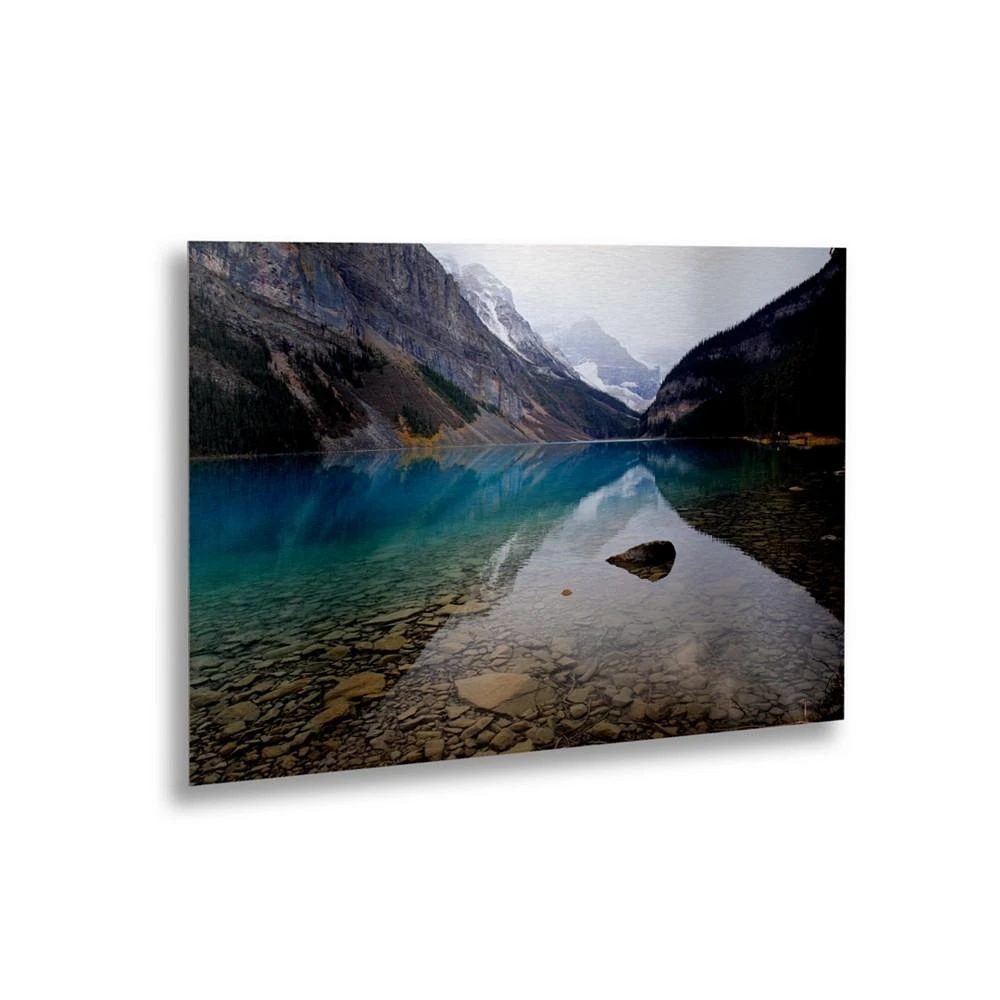 商品Trademark Global|Pierre Leclerc Lake Louise Floating Brushed Aluminum Art - 22" x 25",价格¥551,第2张图片详细描述
