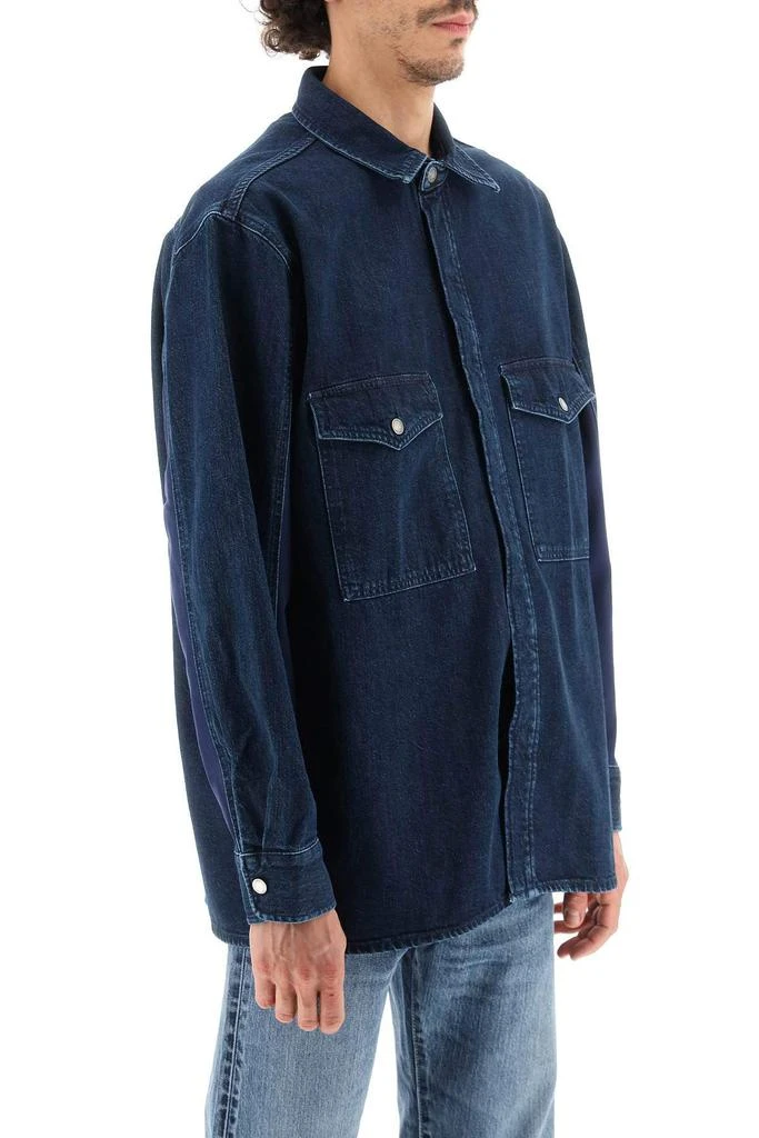 商品Edwin|Edwin mix denim overshirt,价格¥650,第2张图片详细描述