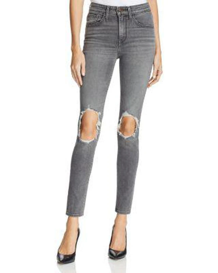 商品Levi's|721® High Rise Skinny Jeans in Washed Black,价格¥499,第1张图片