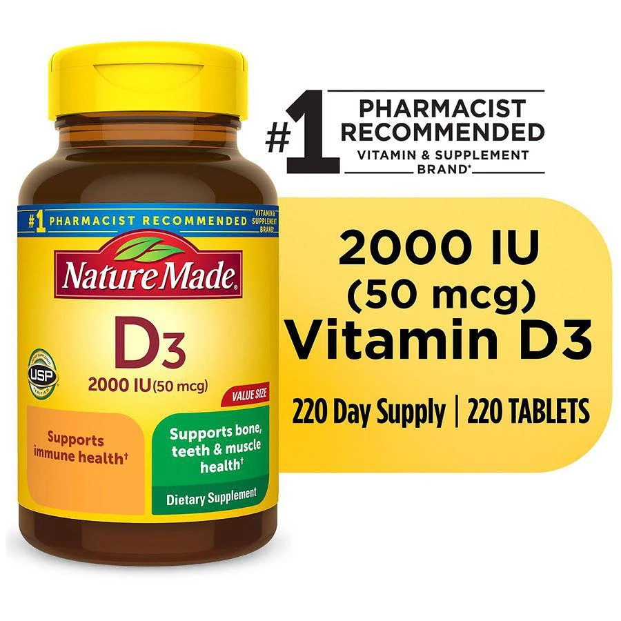 维生素 D3 2000 IU（50 mg）片剂 商品