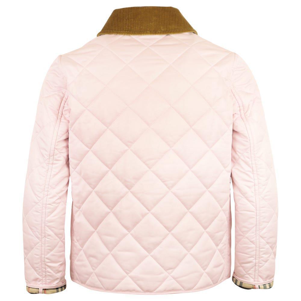 商品Burberry|Pink Quilted Daley Jacket,价格¥2859,第6张图片详细描述