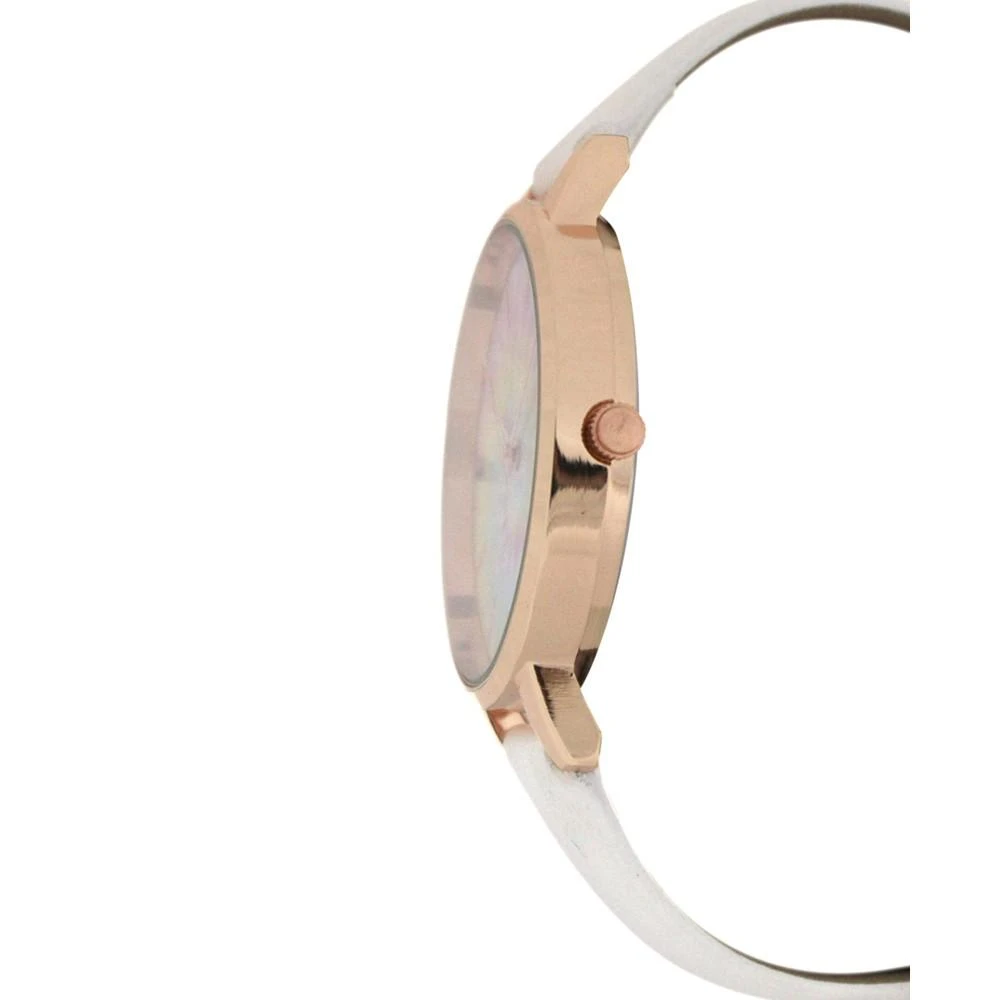 商品INC International|INC International Concepts Women's White Strap Watch 38mm, Created for Macy's,价格¥148,第4张图片详细描述