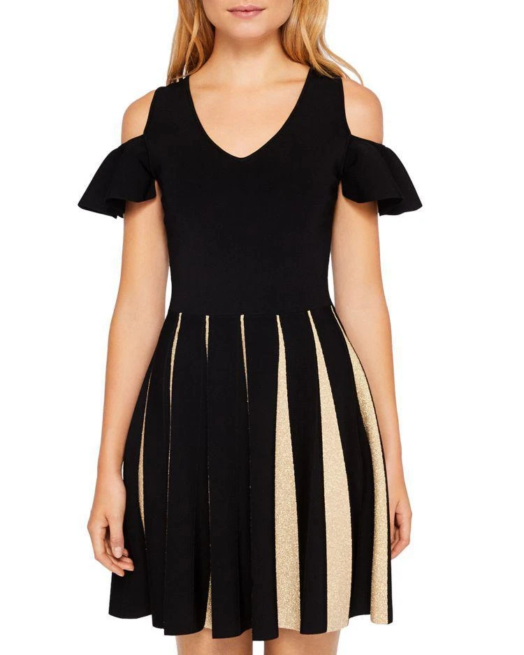 商品Ted Baker London|Wytney Cold-Shoulder Skater Dress,价格¥1370,第3张图片详细描述