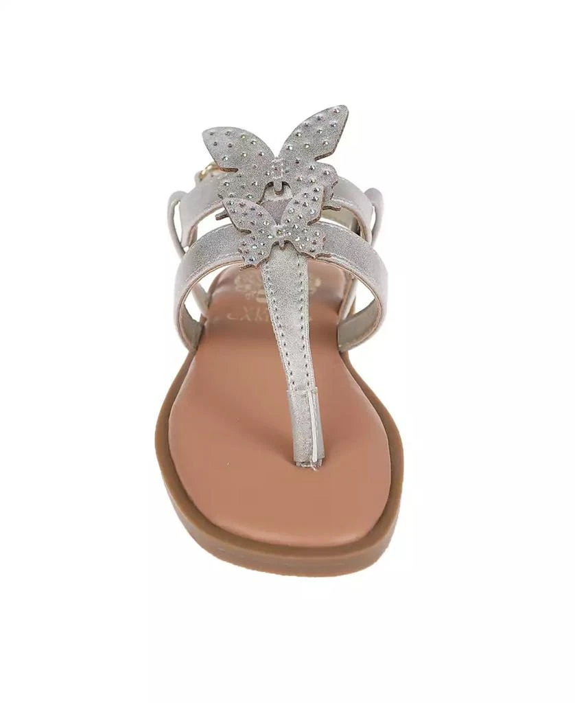 Big Girl's Fashion Sandal with 3D Cutout Self Butterflies Polyurethane Sandals 商品