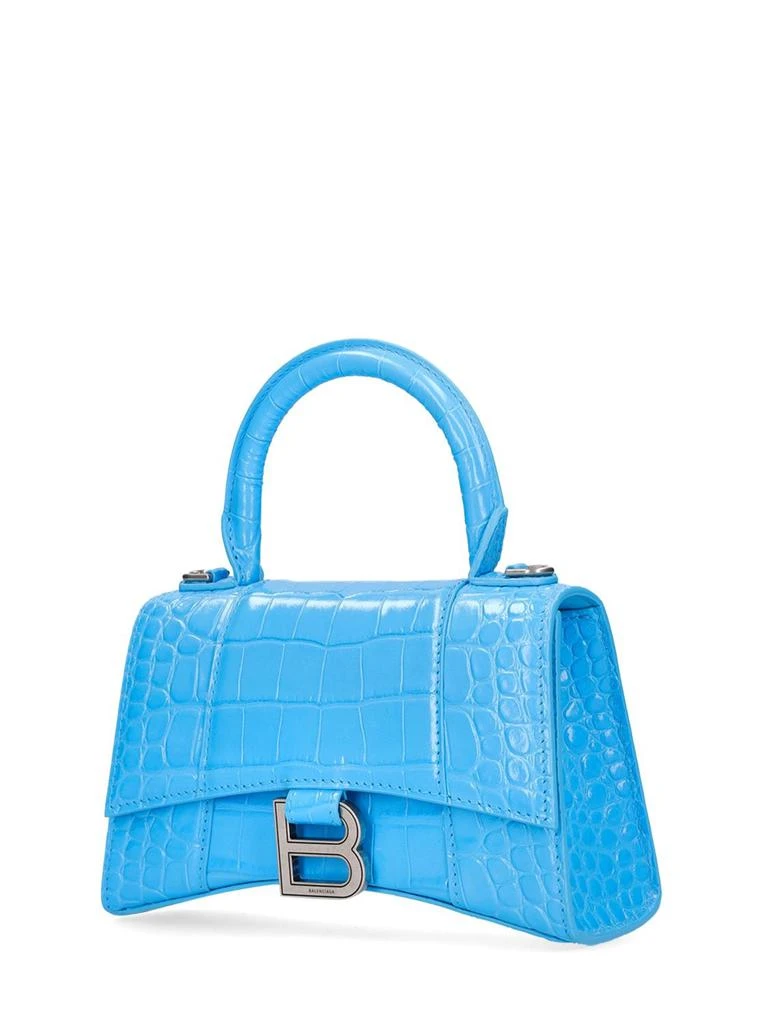 商品Balenciaga|Xs Hourglass Leather Top Handle Bag,价格¥21652,第3张图片详细描述