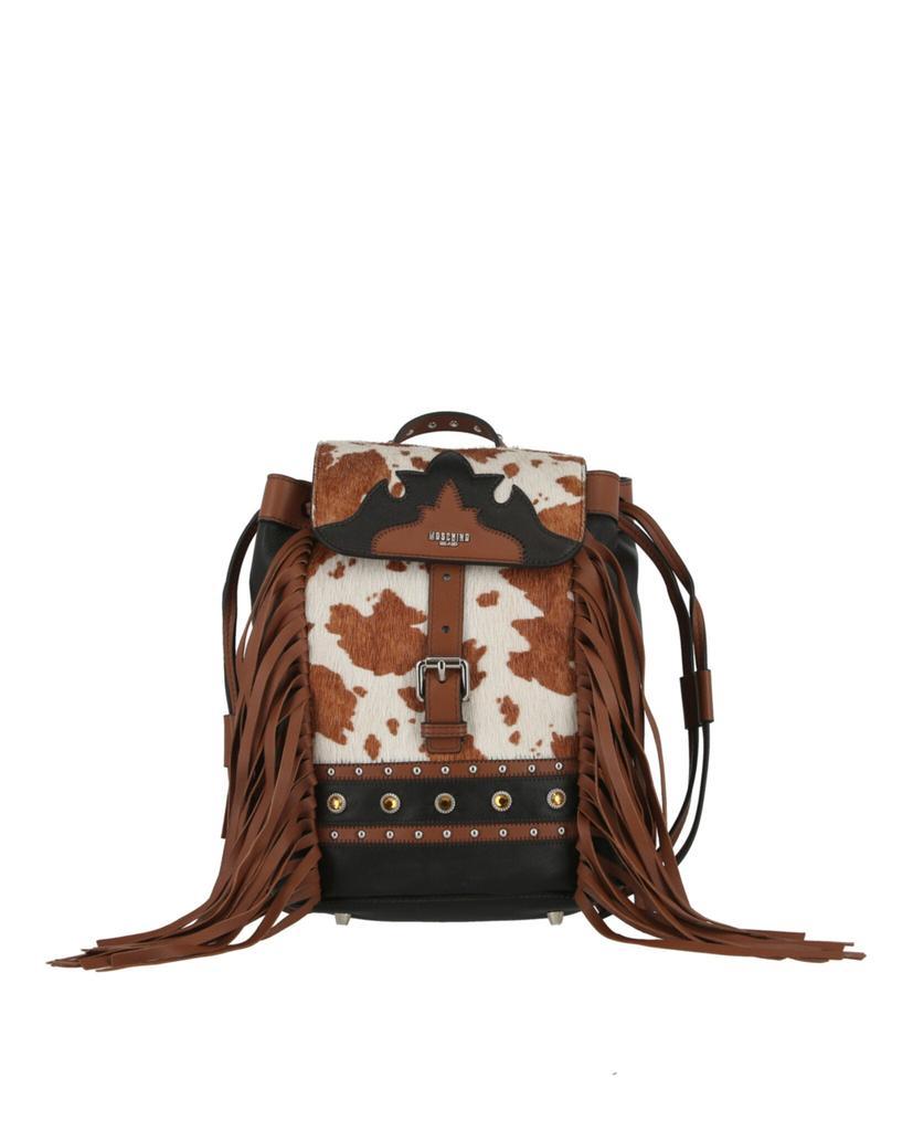 商品Moschino|Western Embellished Fringe Backpack,价格¥3285,第1张图片