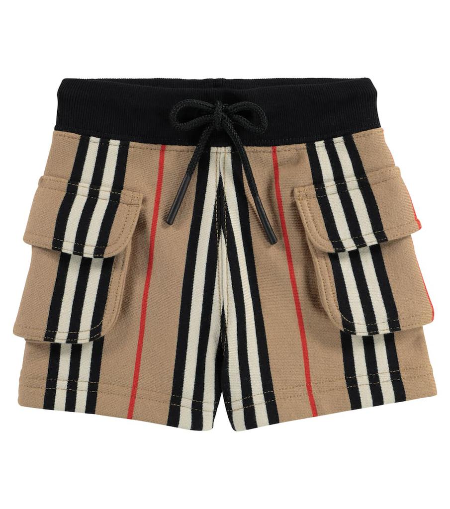 Baby Icon Stripe棉质针织短裤商品第1张图片规格展示