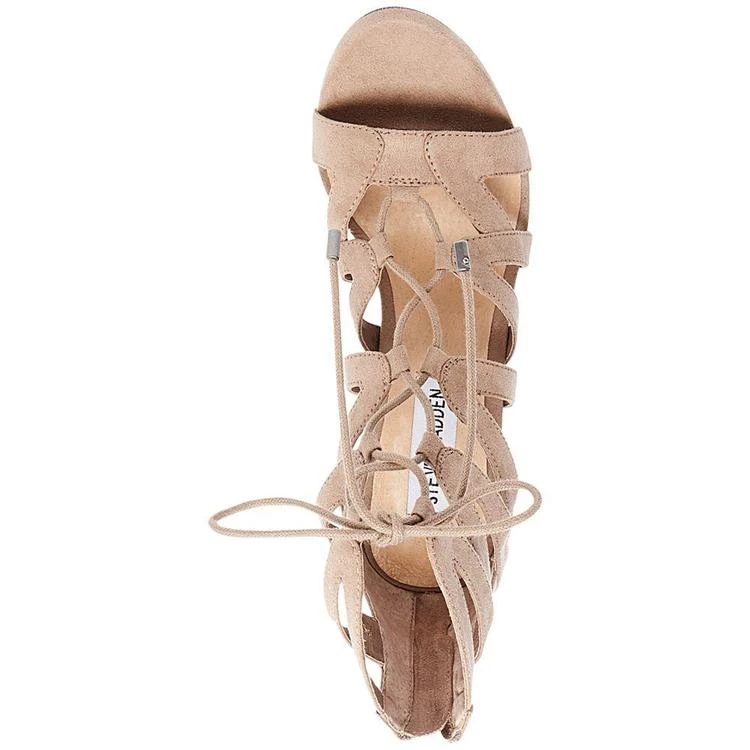 商品Steve Madden|Women's Gal Lace-Up Sandals,价格¥266,第4张图片详细描述