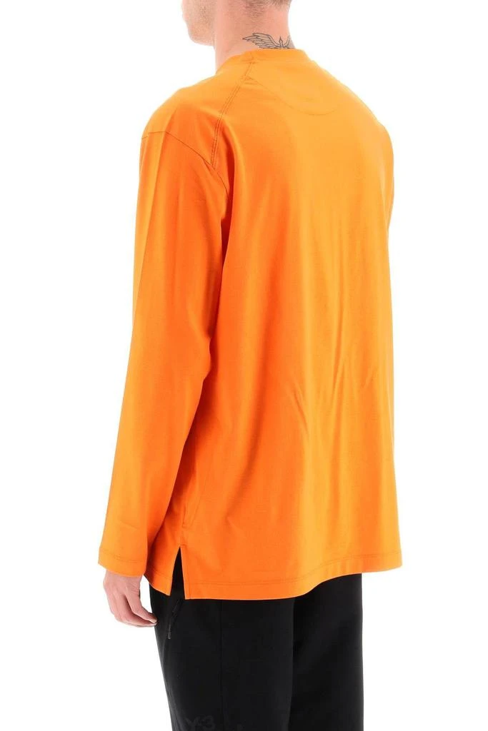商品Y-3|LOGO PRINT LONG SLEEVE T-SHIRT,价格¥437,第4张图片详细描述