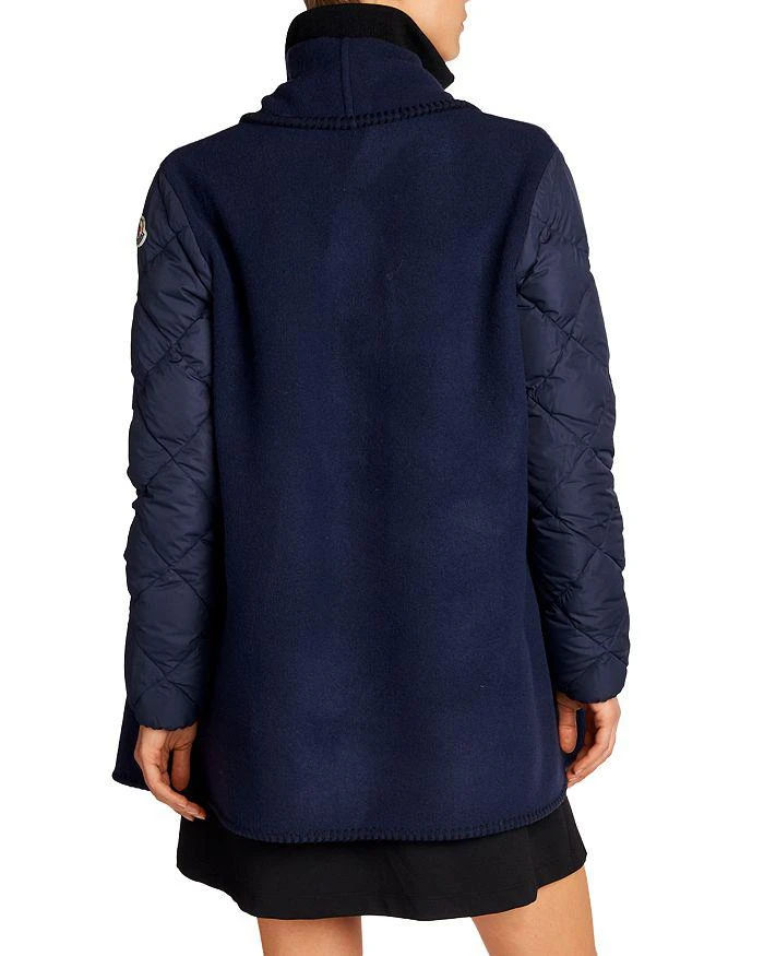 商品Moncler|Cape Front Mixed Media Jacket,价格¥7570,第2张图片详细描述