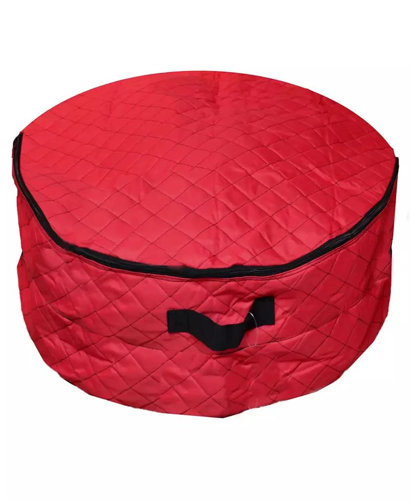 商品Northlight|2 in 1 Quilted Zip Up Christmas Garland and Wreath Storage Bag,价格¥697,第1张图片
