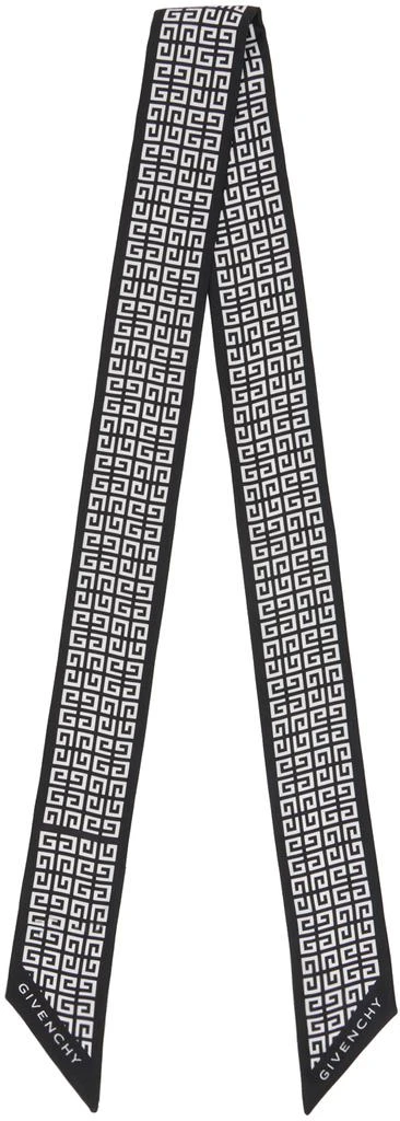 商品Givenchy|Black & White 4G Bandeau Scarf,价格¥1305,第2张图片详细描述