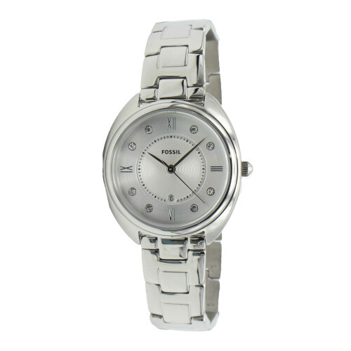 商品Fossil|化石 女士 加比系列 不锈钢表带时尚休闲手表,价格¥683,第1张图片