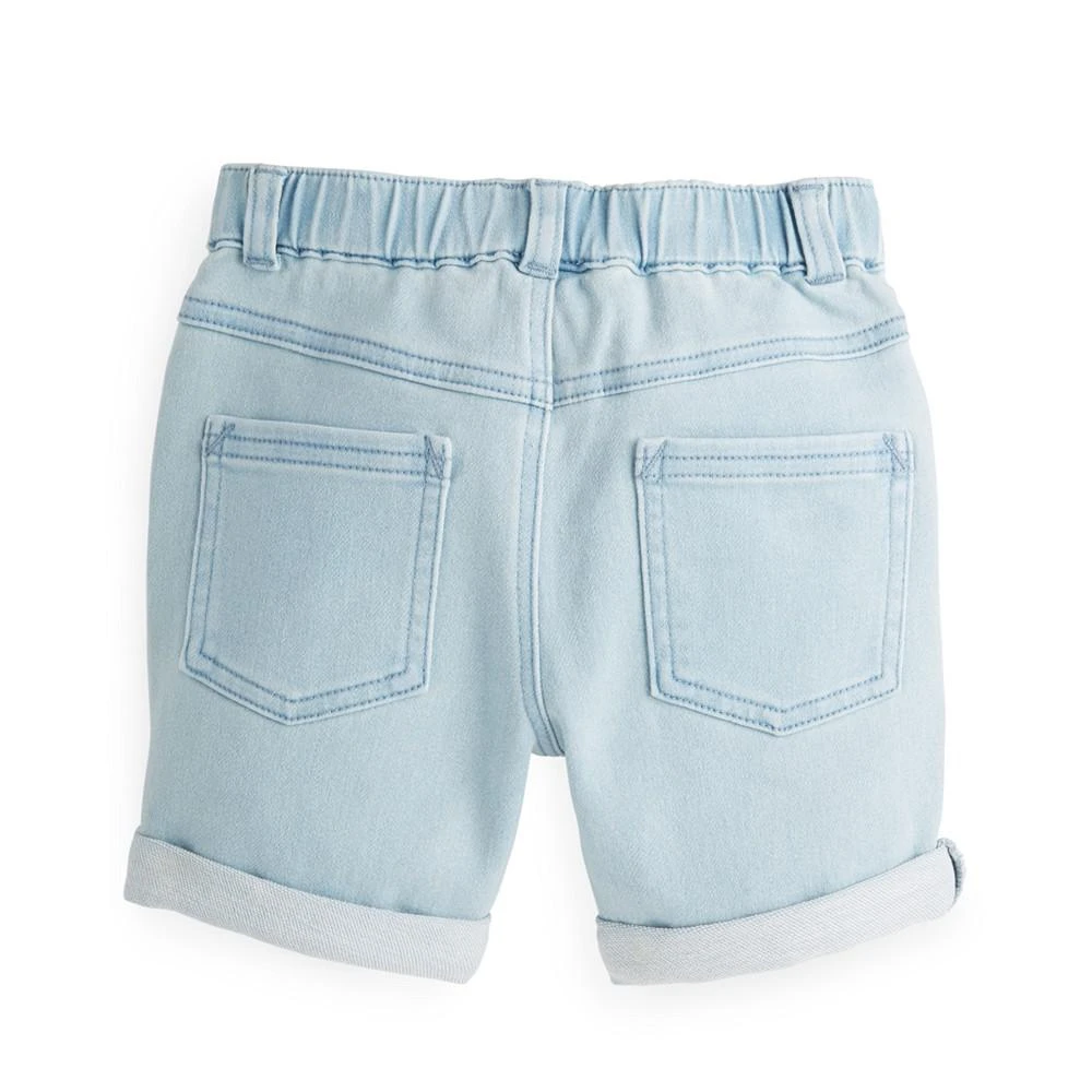 商品First Impressions|Toddler Boys Light-Wash Denim Shorts, Created for Macy's,价格¥39,第2张图片详细描述