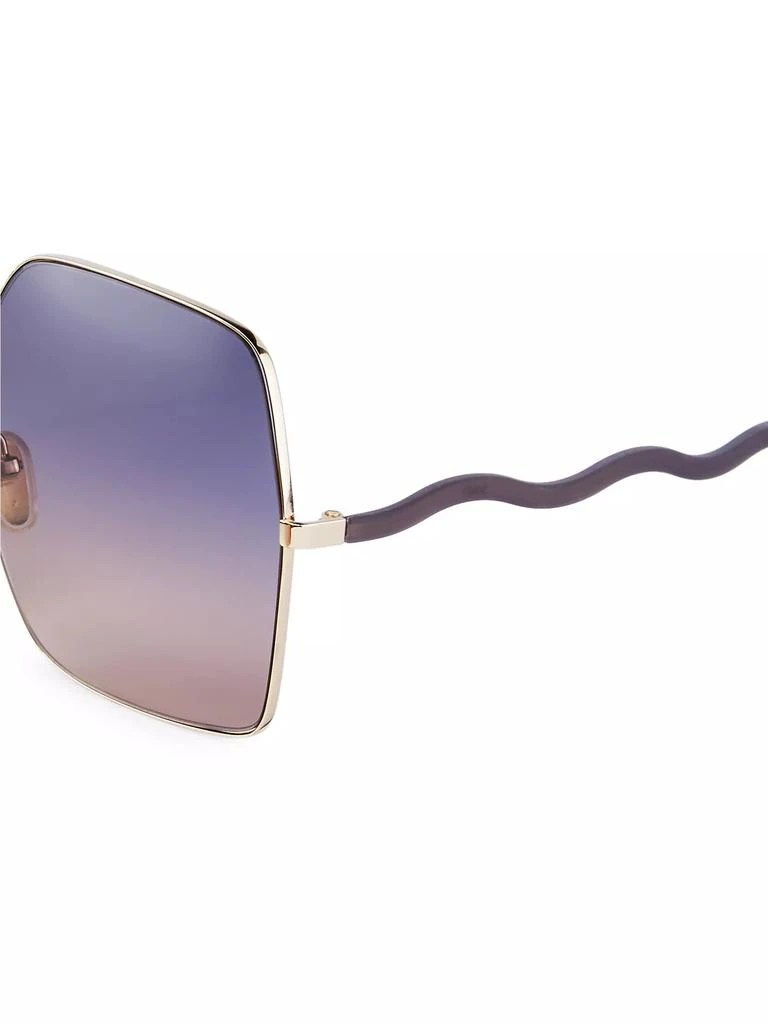 商品Chloé|64MM Oversized Sunglasses,价格¥1317,第3张图片详细描述