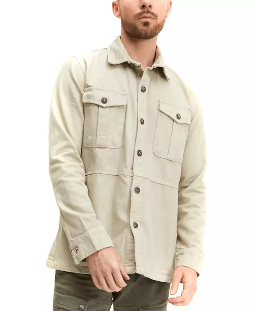 商品RON TOMSON|Men's Modern Relaxed Casual Button-Down Shirt,价格¥727,第1张图片